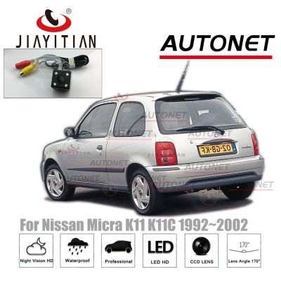 Jiayitian Kamera Spion สำหรับ Nissan Micra K11 K11c1992 ~ 2002/กล้องสำรอง/กล้องวงจรปิดกลางคืน/กล้องมองเวลาถอยหลัง/กล้องป้ายทะเบียนรถ