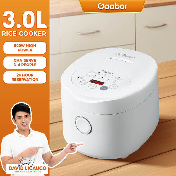 Gaabor Smart Rice Cooker with Mulitfunctional Touchscreen 6Function