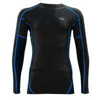 Grand sport เสื้อ Compression S-ONE แขนยาว (ดำ-ฟ้า) 366058