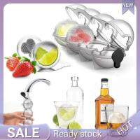 1PCS 4Grids Large Ice Ball Maker Cube Tray Big Silicone Ice Cream Moulds Mold Sphere Whiskey Round Mould Kitchen Tool