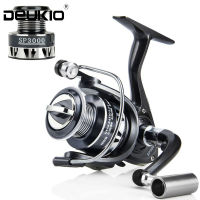 Spinning Fishing Reel พร้อมที่จับพับได้ Sp1000-7000 5.2:1 Gear Ratio 14Kg Max Drag Lure Fishing Reel