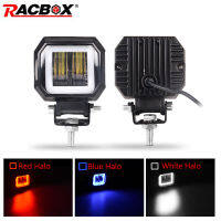 2X3 inch 7D Lens LED Spotlight for Car Round Square Portable Led Work light Offroad Truck Driving Car Motorcycle 24V 12V UAZ ATV