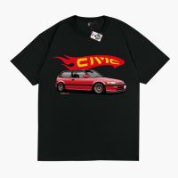 KARIMAKE ID Kaos T Shirt HONDA CIVIC NOUVA HOTWHEELS HW DIECAST - V1 HITAM, S