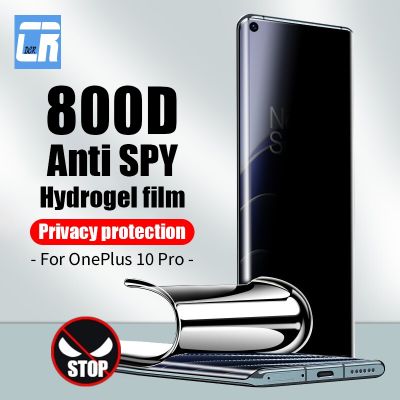 800D Curved Anti Spy Hydrogel Film for OnePlus 11 10 9R 9RT 8T Privacy Screen Protector for OnePlus Nord 2 2T 9 8 7 7T Pro Film