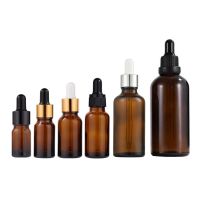 10Pcs Glass Dropper Bottles 5Ml 10Ml 15Ml 20Ml 30Ml 50Ml 100Ml Amber Brown Essential Oil Pipette Bottle Empty Gold Black Cap