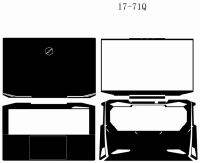 พิเศษไวนิลแล็ปท็อปสติ๊กเกอร์ผิว D Ecals ที่ครอบสำหรับ MECHREVO 17-71Q 17"