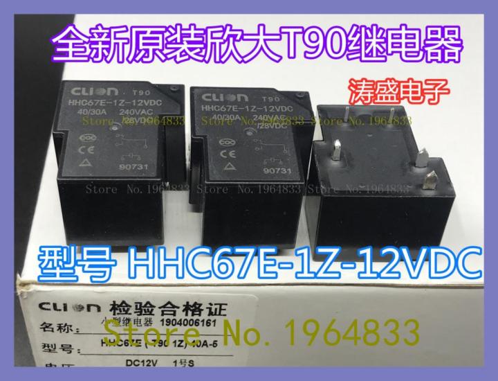 Hhc67e-1z-12vdc T90 5 40/30a 240vac