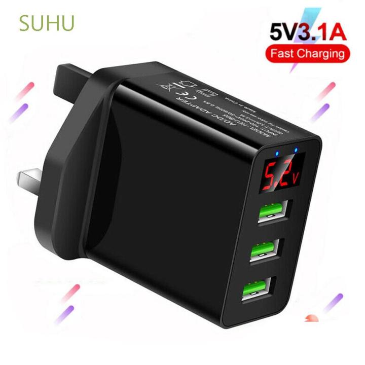 suhu-fast-quick-charge-power-supply-adapter-universal-uk-eu-us-plug-3-multi-ports-led-display-usb-transformermulticolor