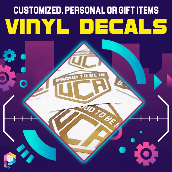 Customized Waterproof Vinyl Decal Names Lazada PH