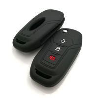 Black Car Key Case Key Bag Key Chains Soft Silicone Material for Ford Everest/Ranger Ford Edge