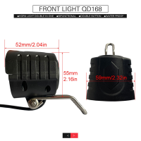 E-Bike Front Brake Rear Light Kit E-Bike Lamp Set Contain Horn Headlight Switch and with Ebike Functional Tail Light