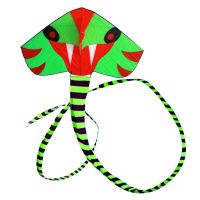 Extra Large Kite Line Stunt Childrens Toy Kite Green Snake Girl and Boy Kite Outdoor Sports Educational Toy Gift
