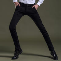 Spot 2023 New MenS Casual Pants Korean Version Of Slim Trousers Elastic Small Feet West Youth Trend