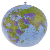 Lofty White 40cm inflatable world globe teach education geography map toy kid beach ball