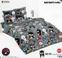 TOTO XO 01 โตโต้ เครื่องนอน ผ้านวม ชุดผ้าปู SANRIO BAD BADTZ-MARU ชุดผ้าปูที่นอน 3.5 5 6ฟุต แบดแบตซ์ มารุ wonderful bedding ชุดประหยัด ขายดีที่สุด bed Jessica SALE