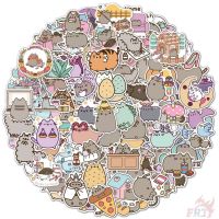 [NEW EXPRESS]﹍▦ 100Pcs/Set ☆ Pusheen Series A Cartoon Cat Stickers DIY Fashion Waterproof Decals Doodle