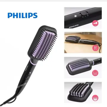 Philips hair straightener outlet brush online