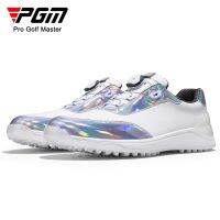 PGM Men Golf Shoes Knob Shoelaces Anti-side Slip Waterproof Mens Sports Sneakers Colorful laser design XZ258