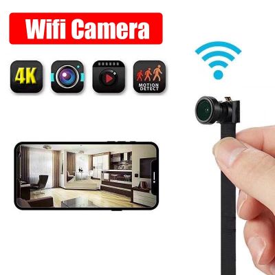 JOZUZE 4K WIFI IP Mini Camera Module Motion DV 1080P P2P Camera Video Recorder Home Security Mini Camcorder Remote Control TF