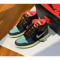 2023[เปิดร้านใหม่] [Wan Production Top Edition] 1 OG Bio Hack 1 สีชมพูMens and womens sports casual shoes