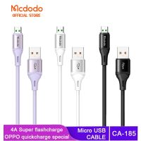 Mcdodo 4A VOOC QC 3.0 4.0 สายชาร์จเร็ว USB A เป็น Micro USB 0.2 ม. 1.2 ม. CA-185