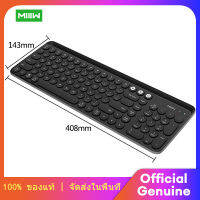 MIIIW Wireless Bluetooth dual-mode keyboard การเชื่อมต่อ Bluetooth และ USB สองชนิดพร้อมการสลับในคลิกเดียว คีย์บอร์ดไร้สายบลูทูธสองโหมด 102