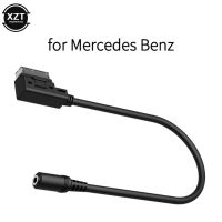 Aux-in 3.5mm Jack for IPhone MP3 to AMI Adapter Stereo Music Media Audio Interface Cable For Mercedes Benz AUX Cable Adapters