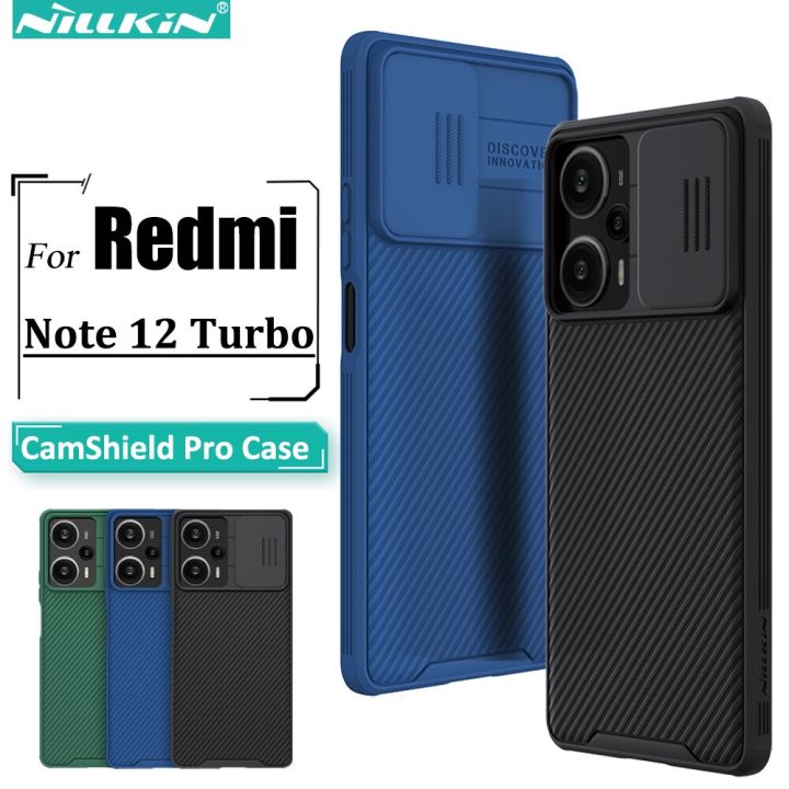 เคส-nillkin-สำหรับ-xiaomi-poco-f5-5g-เคส-camshield-pro-พร้อมกล้องเลื่อนอุปกรณ์ป้องกันฝาครอบฮาร์ดพีซี-เคส-tpu-สำหรับ-xiaomi-redmi-note-12เทอร์โบ