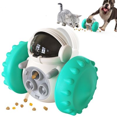 Pet Dog Tumbler Food Treat Dispenser Slow Food Balance Bike Dog Teething Interactive Training IQ Funny Toys Pet Supplies Toys