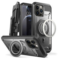 SUPCASE Unicorn Beetle Pro Mag Case สำหรับ iPhone 13 Pro Max (วางจำหน่ายปี 2021) 6.7 นิ้ว เข้ากันได้กับ MagSafe Full-Body เคสคลิปหนีบเข็มขัดที่ทนทานพร้อมตัวป้องกันหน้าจอและขาตั้งในตัว
