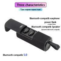 PortableBluetooth-compatibleSpeaker Wireless Bass Waterproof Outdoor Mobile power supply Bluetooth headset Stereo Music Box