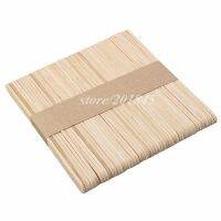 100Pcs/Pack  Birch Wooden Waxing Disposaoble Spatula Tongue Depressor Wax Stick Sterile For Oral Examination