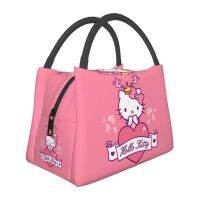 กระเป๋าใส่อาหารกลางวันสำหรับผู้หญิงฉนวน Sanrio Hello Kitty/ชาย-กล่องอาหารกลางวันนำกลับมาใช้ได้สำหรับงานสำนักงานกล่องข้าวปิกนิคสำหรับไปโรงเรียนชายหาด