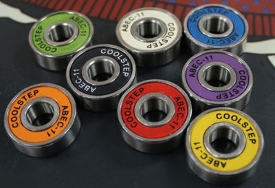 Premium COOLSTEP ABEC-11 ABEC11 level oiled skating bearing colorful dustproof cover daily water resistance anti-cracked speed