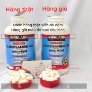 Viên uống bổ xương khớp Glucosamine HCL 1500mg MSM 375 viên Kirkland Mỹ.