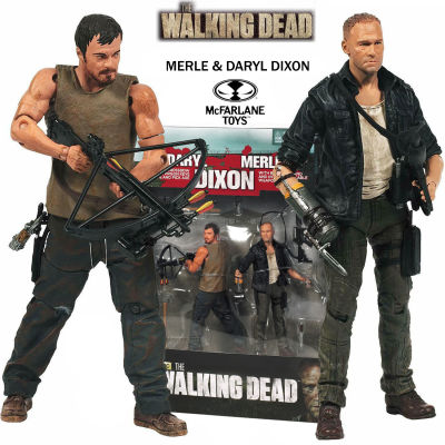 Figma ฟิกม่า งานแท้ 100% Figure Action McFarlane Toys จาก The Walking Dead เดอะวอล์กกิงเดด Merle &amp; Daryl Dixon เมิร์ล และ แดริล ดิกสัน Michael Rooker ไมเคิล รูกเกอร์ Mark Norman Reedus มาร์ค นอร์แมน รีดัส Ver Original from Japan แอ็คชั่น ฟิกเกอร์ อนิเมะ