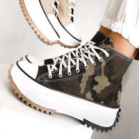 Women Canvas Sneakers Comfort Platform Shoes  High Top Female Casual Fashion Zebra Lady Sports Footwear Zapatillas Mujer