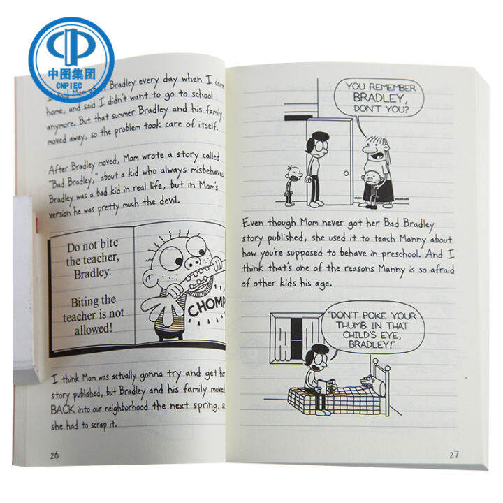 original-english-diary-of-a-wimpy-kid-7-electric-light-bulb-american-paperback-childrens-extracurricular-reading-english-books-american-books-english-story-books-genuine-primary-school-students-extrac