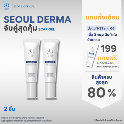 เเพ็คคู่สุดคุ้ม SEOUL DERMA Scar Gel 8 g. (2 หลอด)