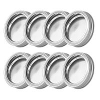 【LZ】✓  8 PCS 70mm Tampas Frasco De Pedreiro com Discos de Frascos De Boca Larga Tampa De Vidro Caneca de Aço Inoxidável Top Cobre Ferrugem parafuso resistente Bandas Anéis