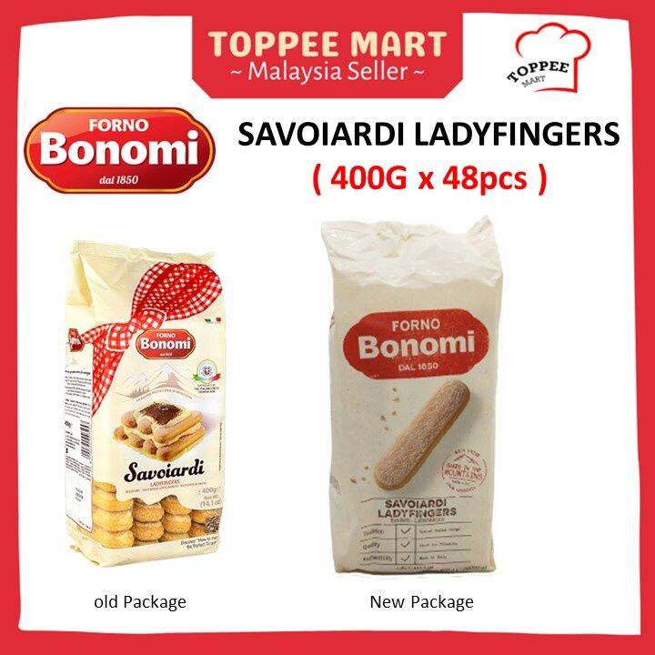 Forno Bonomi Savoiardi Ladyfingers / lady finger tiramisu biscuits cake