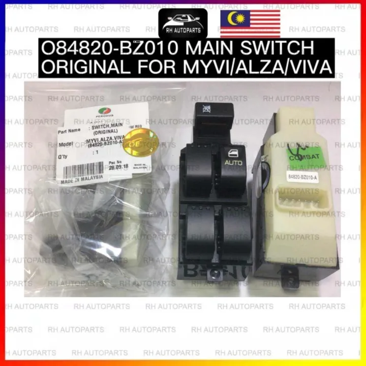 Perodua Myvi Alza Viva Power Window Main Switch Auto Master Suis Myvi Main Switch Myvi Led Main