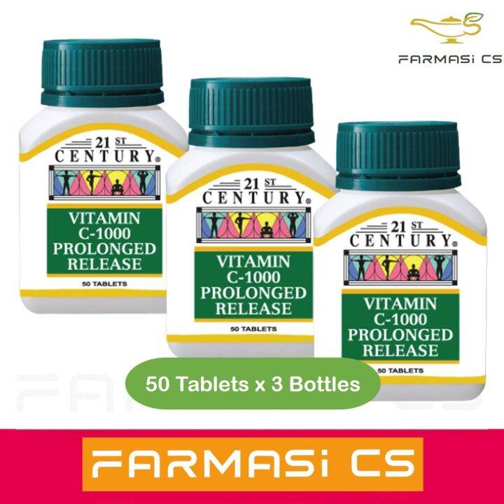 21st Century Vitamin C 1000 Prolonged Release 50 Tablets X 3 Bottles   900b09bac2821ce48e8f1e1ce8dc5335  720x720q80 