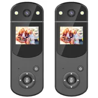 2X Handheld Digital Mini Sport Camera 1080P Pocket DV Camera HD Infrared Video Camera Action Camera-Black