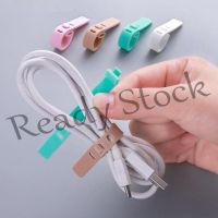 【Ready Stock】 ✚☌♂ B40 8Pcs Reusable Silicone Cable Ties Tie Earphone Cable Winder Desktop Data Line Wire Cord Holder Organizer Wrap Headphone