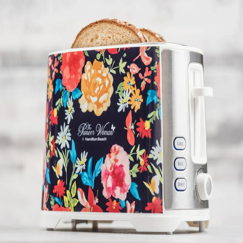 Pioneer Woman Fiona Floral 22638 by Hamilton Beach 2-Slice Toaster