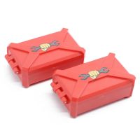 2Pcs Mini Toolbox Trunk Decoration Storage Box for 1/10 RC Crawler Car Axial SCX10 Trx4 D90 Upgrade Parts