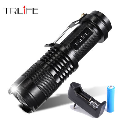 LED Flashlight Q5 T6 L2 Mini Portable Torch Adjustable Zoom Flash Light Lamp use 14500 and 18650 Bike light