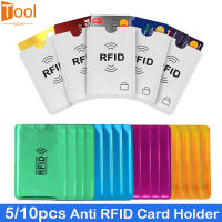 เคสผู้ถือบัตร RFID กันน้ำแบบบางมันเงางามป้องกันการโจรกรรมอลูมิเนียมพิเศษป้องกันกระเป๋าสตางค์ใส่บัตรเครดิตที่ใส่บัตร NFC RFID ที่ใส่กระเป๋าสตางค์เคสบัตรประชาชนนามบัตรธุรกิจ