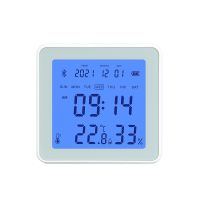 Mobile Phone Monitoring Indoor Hygrometer With Backlight Alarm Smart Temperature And Humidity Sensor Low Power Tuya